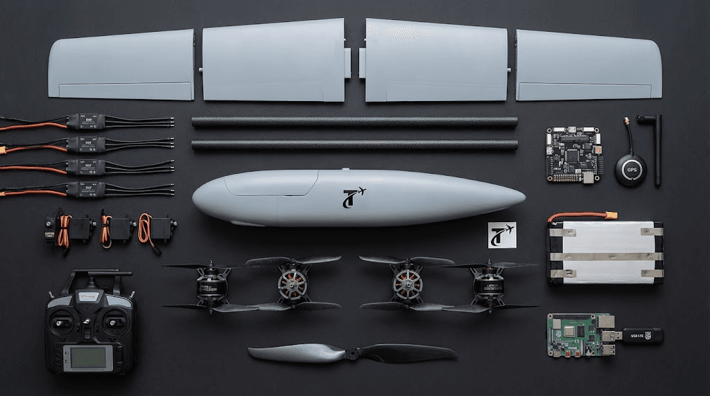 Stork VTOL precision-engineered components